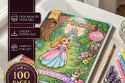 Magical Princess Coloring Book Vol43, a Person Illustration by ikarifq shop (Thumbnail 1 of 7)