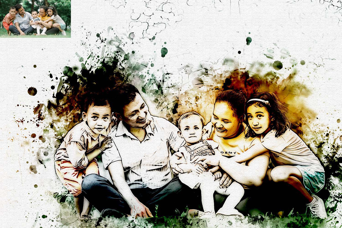 Ink Liquid Effect Photoshop Action, an Action Add-On by MRI STUDIO