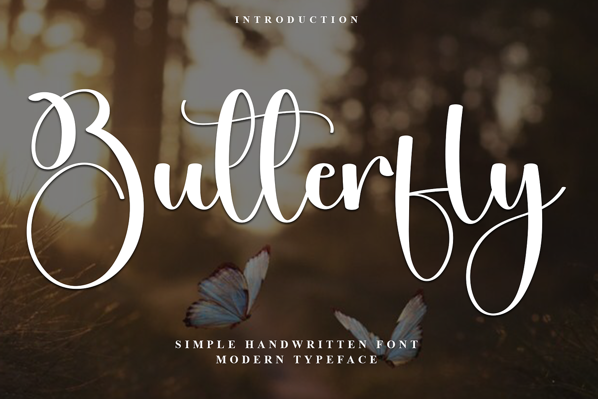 Butterfly, a Handwritten Font by InermediaSTUDIO (Photo 1 of 9)