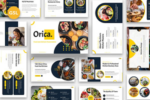 Orica - Food & Kitchen Google Slides, a Presentation Template by Fit-tee