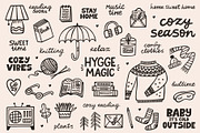 Hygge graphic elements, an Object Illustration by piyacler (Thumbnail 3 of 8)