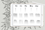 Shadow tattoo needles brushes, a Brush Add-On by Veronika Gotovceva (Thumbnail 4 of 5)