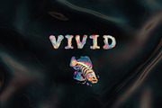 Oil Slick Liquid Letters Overlays, a Symbol Font by PhotoSpirit (Thumbnail 4 of 8)