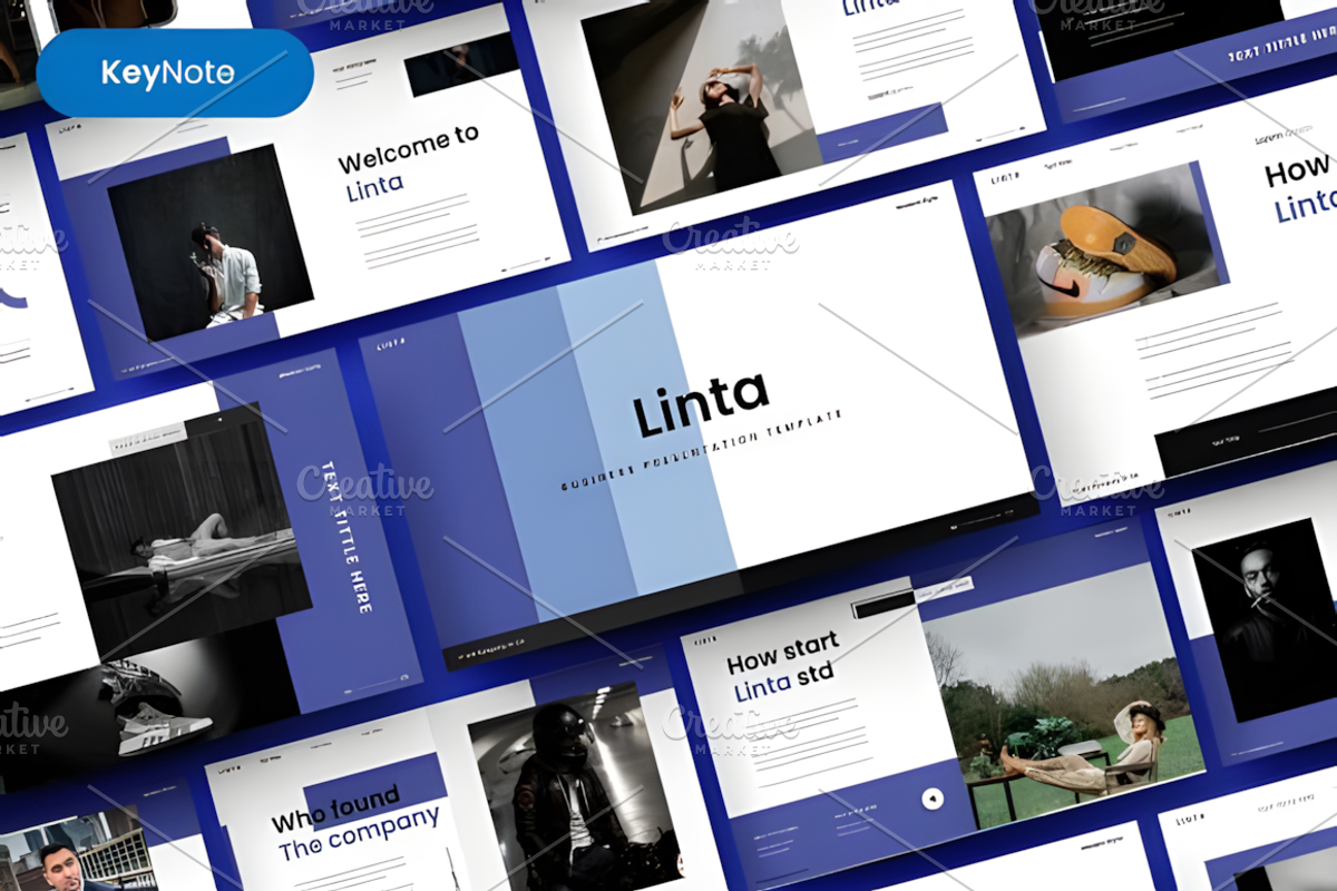 Linta – Business Keynote Template, a Presentation Template by Ink Gallery (Photo 1 of 6)