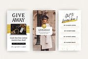 Gold Instagram Post Pack Canva, a Social Media Template by DeeBeeDesign (Thumbnail 7 of 9)