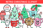 Retro Christmas Clipart 1950s, an Illustration by SLS Lines (Thumbnail 7 of 7)