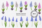 Watercolor wild spring flowers set, a Decorative Illustration by KathrineWatercolor (Thumbnail 7 of 10)