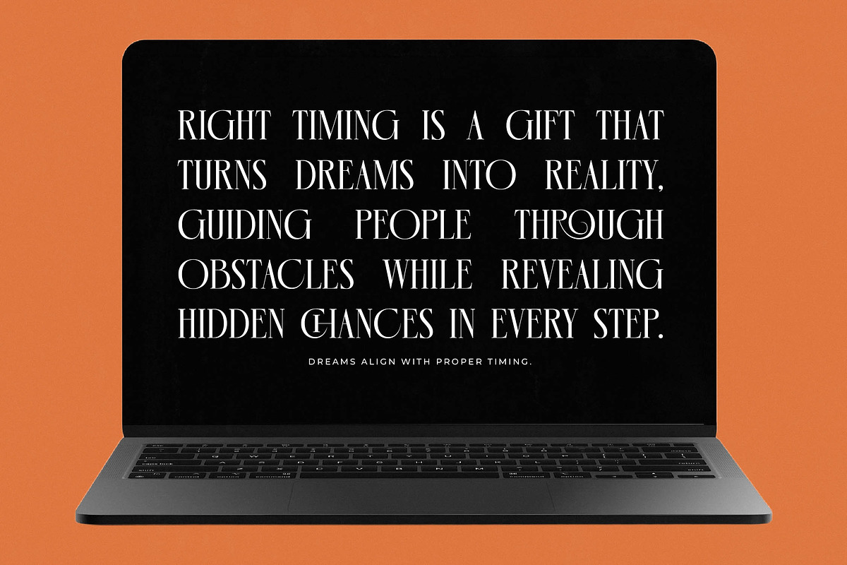 Mecoka Groove Elegant Serif Font, a Serif Font by timelesstype.co (Photo 16 of 20)