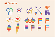 Retro LGBT Pride Month, a Person Illustration by Vibérains (Thumbnail 4 of 12)