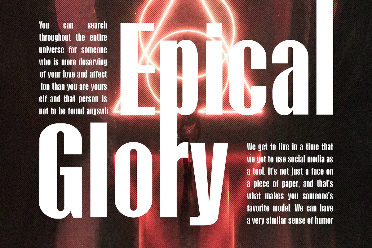 Hugest Sans Serif Font, a Sans Serif Font by Graphicxell (Photo 4 of 6)