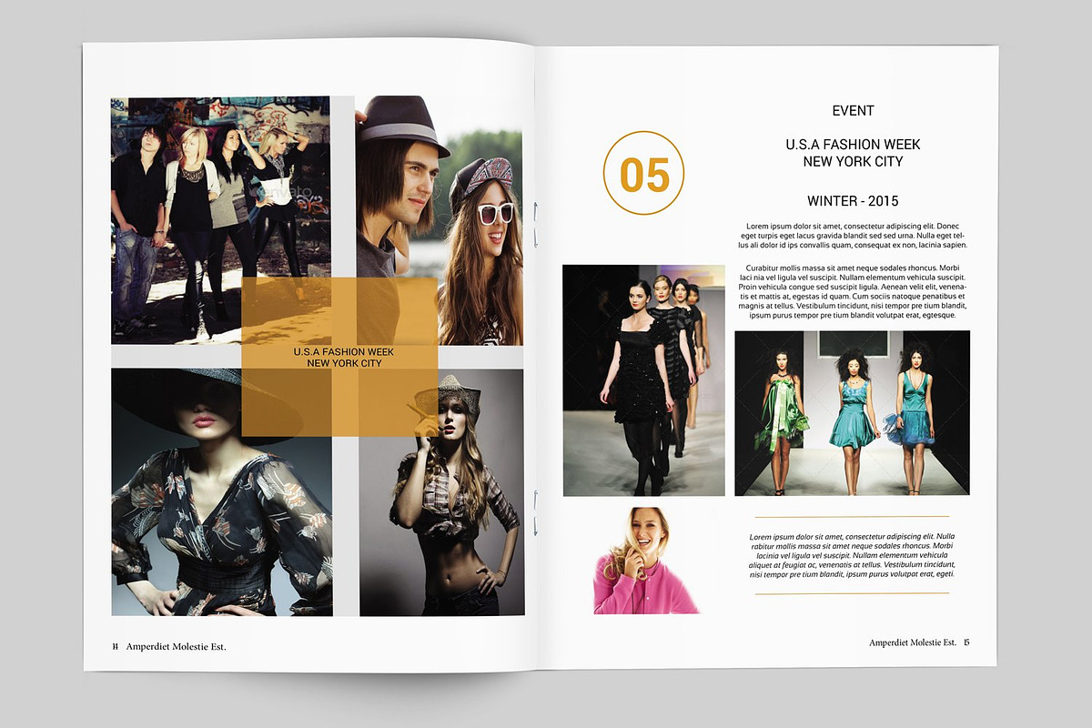 Fashion Lookbook Bundle, a Magazine Template by Template Shop (Photo 16 of 20)