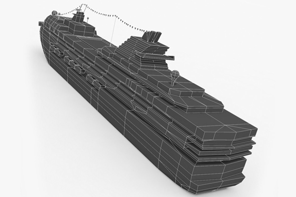 Cruise Ship, a Cars & Vehicle 3D Model by MOTHERHUNTER 3D (Photo 7 of 7)