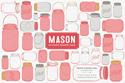 Coral Jar Vectors & Clipart, an Illustration by Amanda Ilkov (Thumbnail 1 of 4)