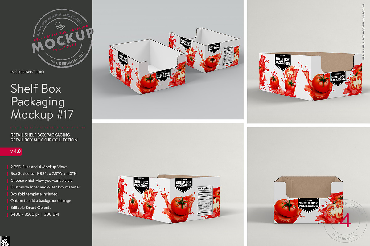 Retail Shelf Box 17 Packaging Mockup, a Packaging Mockup by INCDesign (Photo 6 of 7)