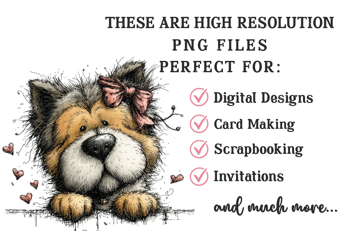 Whimsical Spring Peeking Dog Clipart, a Seasonal Illustration by OK Design (Photo 5 of 6)