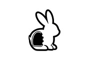 50 Easter Egg Bunny Silhouette, an Illustration by jahid234 (Thumbnail 2 of 51)