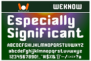 Across to any verse font, a Font by weknow (Thumbnail 3 of 5)