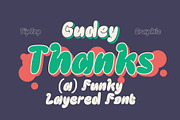 Gudey – Funky Layered Font, a Font by Tiptop Graphic (Thumbnail 10 of 10)