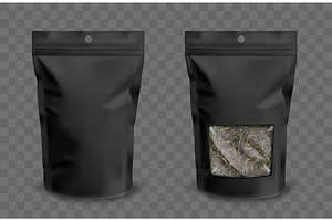 Foil Pouch With Zipper And Plastic