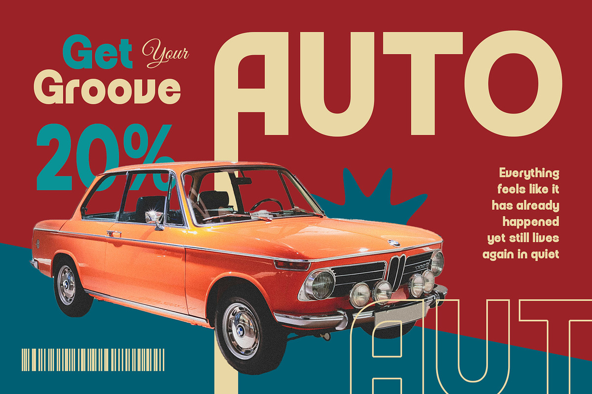 CS Maguire – Retro Font, a Sans Serif Font by Craft Supply Co. (Photo 4 of 8)