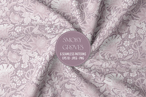 Smoky Groves Seamless Patterns, a Pattern Graphic by Elen-Lane