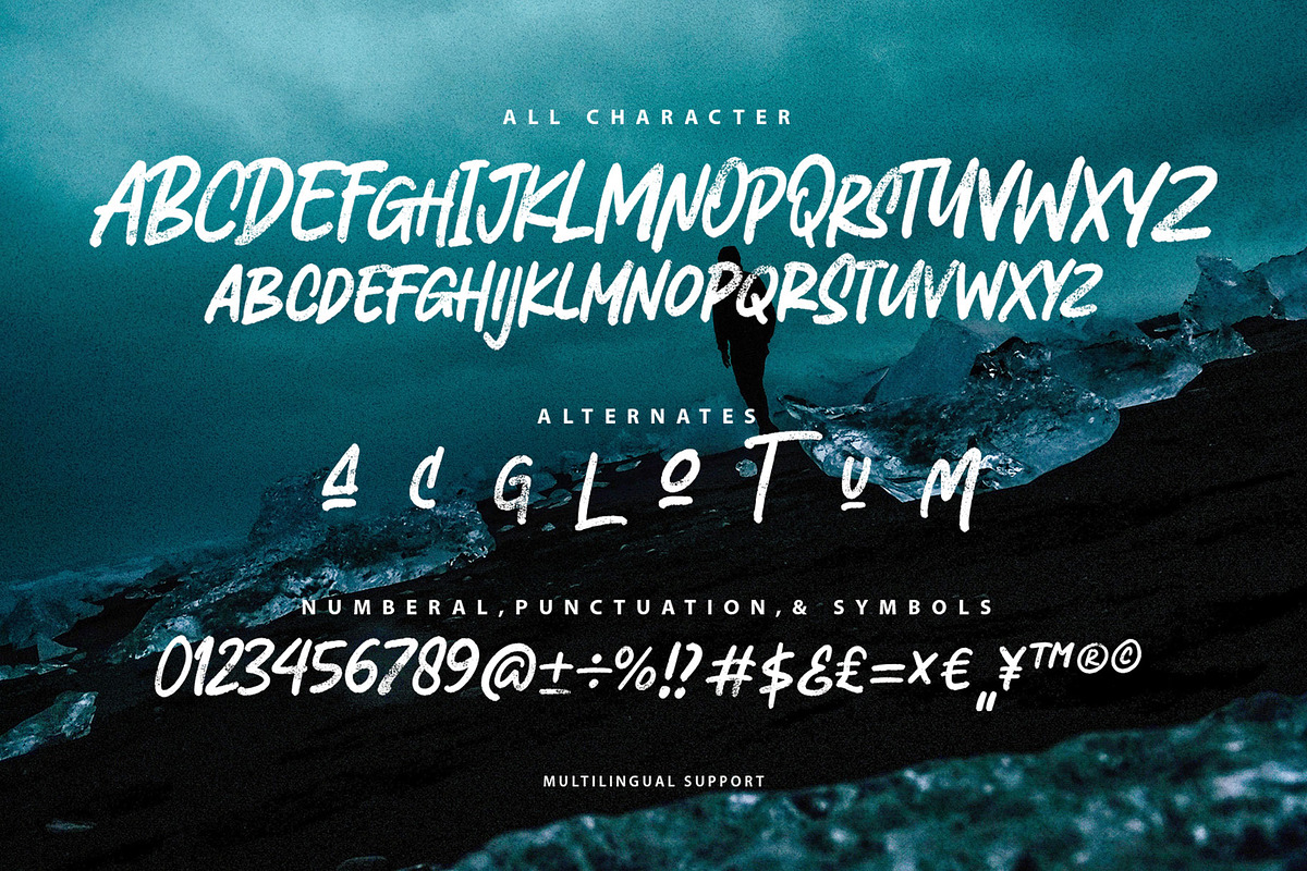Trashbone, a Script Font by Arterfak Project (Photo 8 of 10)