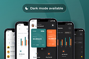 FinPro - Finance Apps UI Kit, an App Template by CreativeUI (Thumbnail 2 of 8)