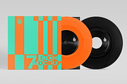 7 Vinyl Mockup, a Packaging Mockup by Glue Lab (Thumbnail 1 of 5)