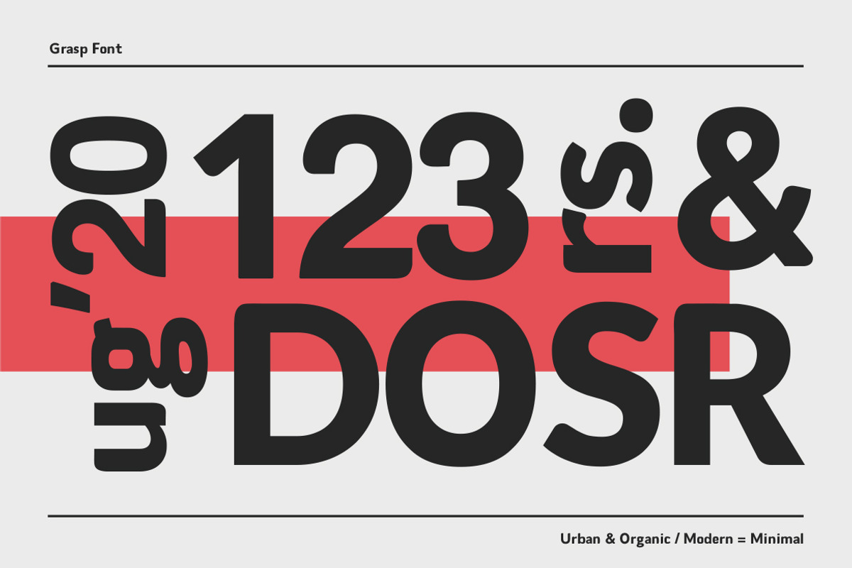 Grasp Typeface preview 5