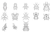 101 Animal Hand Drawn doodle Icons, an Outline Icon by TKDoodle (Thumbnail 3 of 3)