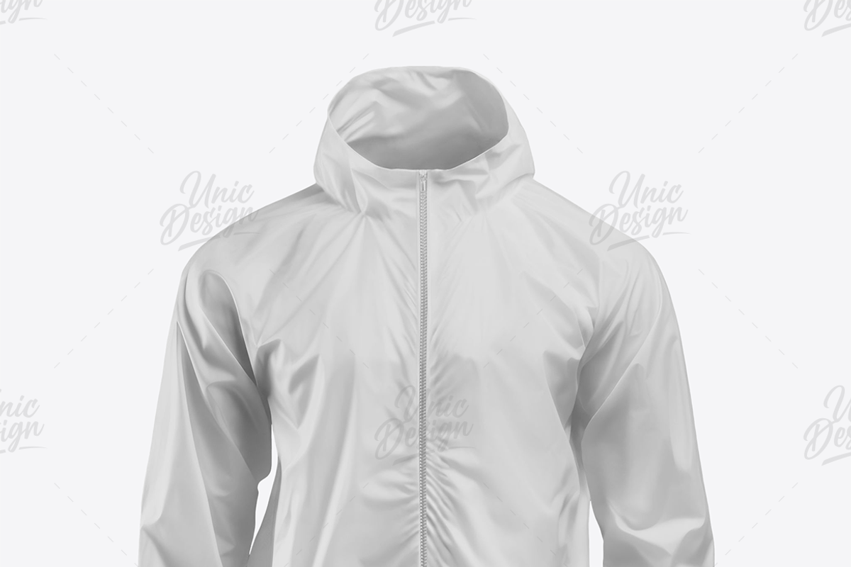 Windbreaker Jacket Mockup, a Hoody Mockup by UnicDesign (Photo 2 of 5)