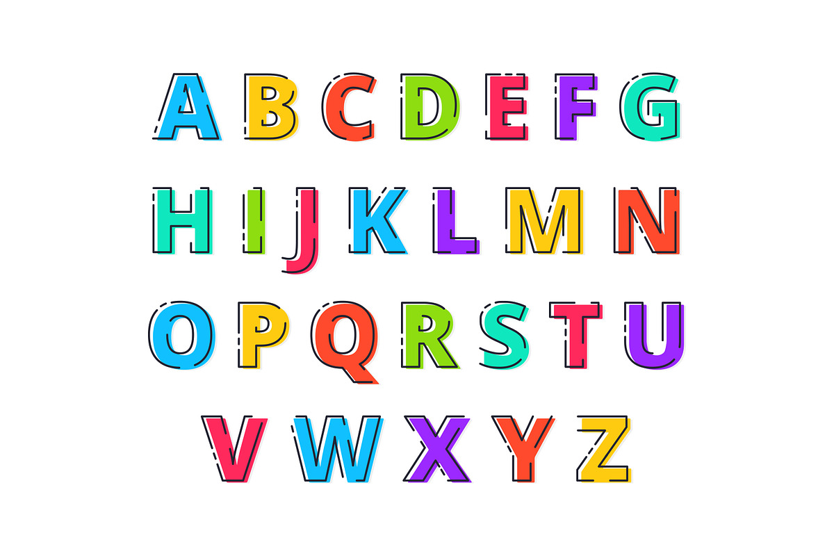 Flatli - Flat Line Vector Font preview 4
