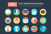 100+ Flat Education Vector Icons, a Duotone Icon by Vectors Market (Thumbnail 1 of 4)