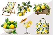 Lemon Addict Clipart Bundle, an Illustration by Design Market (Thumbnail 3 of 3)