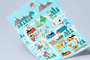 Xmasland Christmas poster design, a Flyer Template by www.lemongraphic.design (Thumbnail 6 of 6)