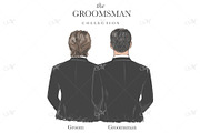 Groom & Groomsmen Art Bundle, an Illustration by Maddy's Art & Mockups (Thumbnail 3 of 8)