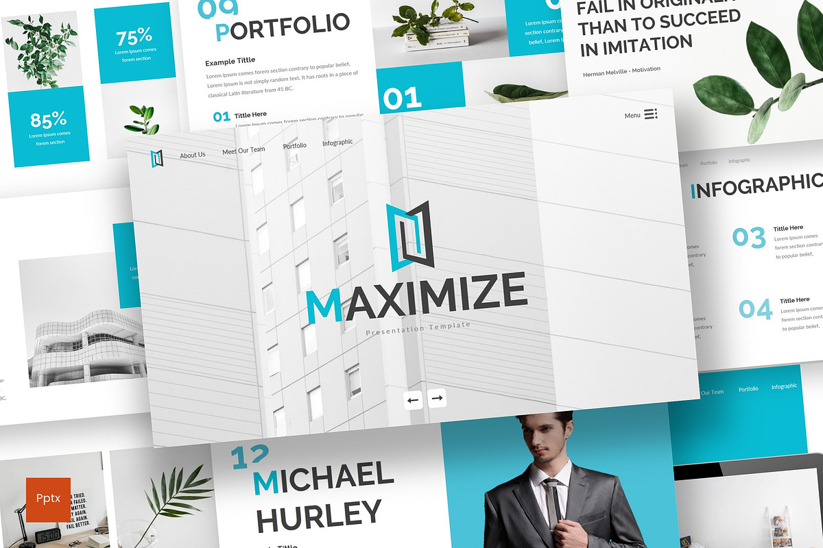 Maximize - Powerpoint Template, a Presentation Template by inspirasign