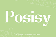 Posisy - Luxurious Serif Font, a Serif Font by Pikgura (Thumbnail 1 of 8)