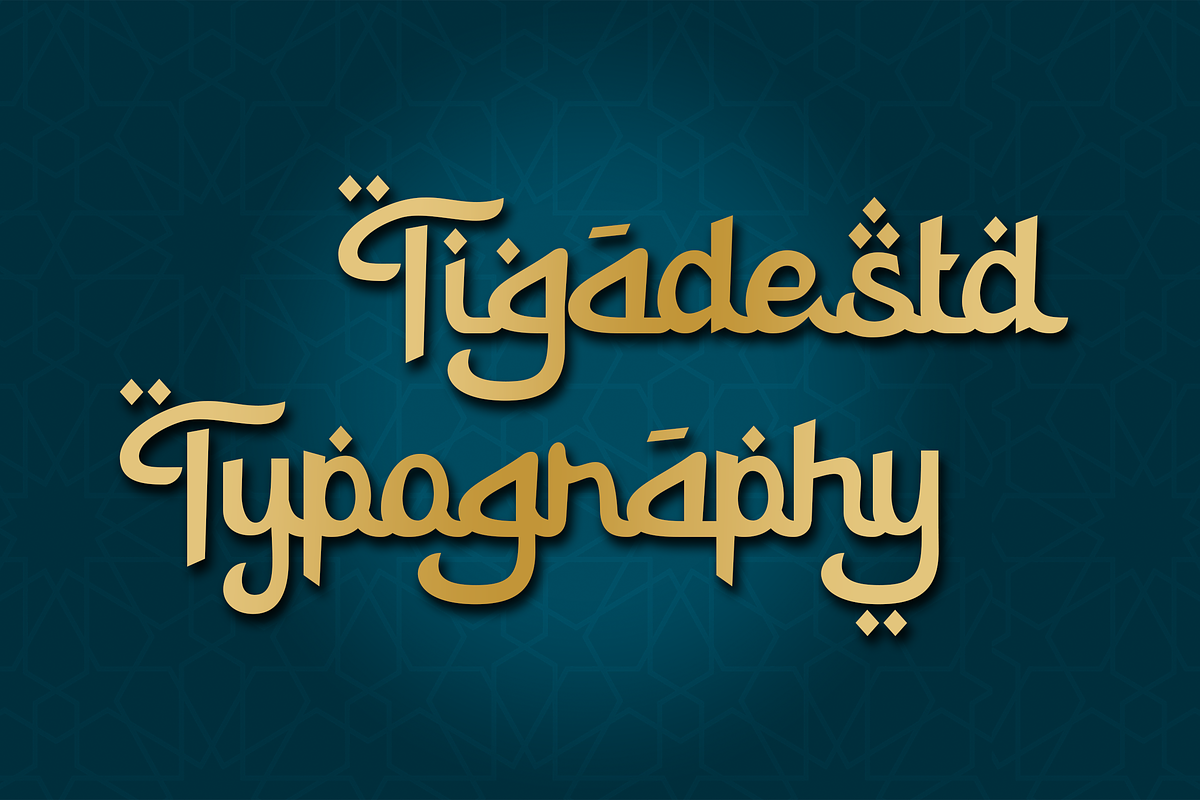 Salam Ramadhan | Arabic Style Font, a Font by Tigadestd Type (Photo 5 of 7)