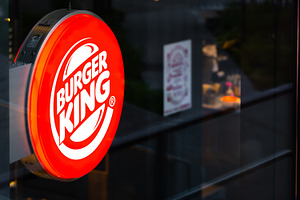 Fast Food Outdoor Signboard Mockup