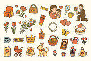 Mother's Day - 300+ Elements & Font, a Graphic by Ckybe's Corner (Thumbnail 10 of 12)