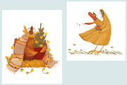 Happy Chickens, an Animal Illustration by Dashnpro (Thumbnail 6 of 8)