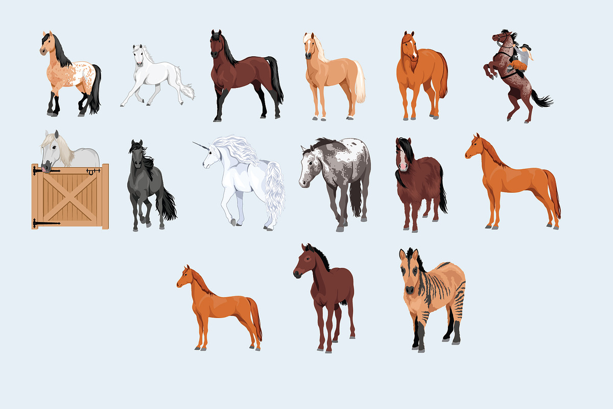 Horse Art Vector Equestrian Rodeo, an Illustration by Putnam Road Art (Photo 3 of 3)