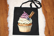 Christmas Cupcake Sublimation Clipar, a Graphic by designcity5 (Thumbnail 4 of 5)
