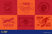 Ludington Vintage Letterpress Font, a Sans Serif Font by Paper Moon Graphic Supply (Thumbnail 7 of 9)