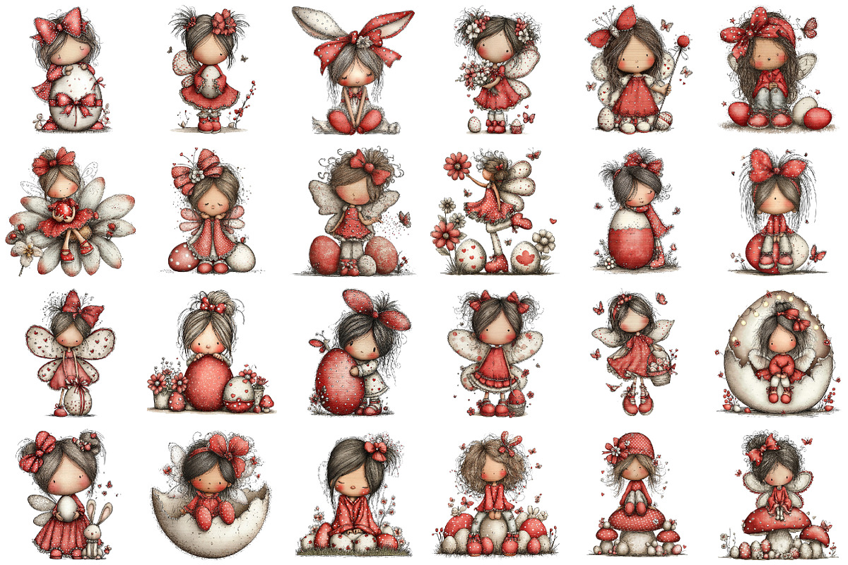 Whimsical Easter Fairy, an Illustration by designcity5 (Photo 2 of 5)