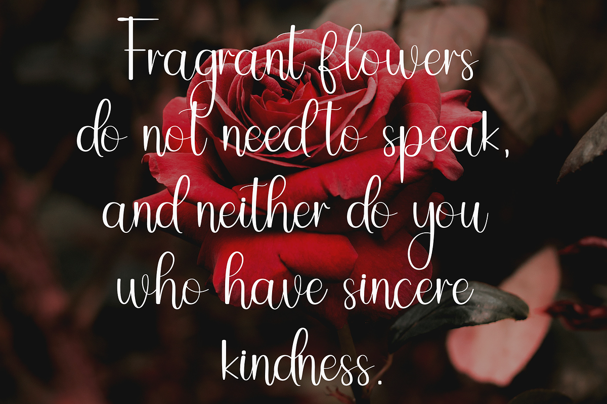 Rose, a Handwritten Font by InermediaSTUDIO (Photo 2 of 8)