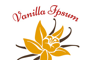 Vanilla Dessert Flavor Logo