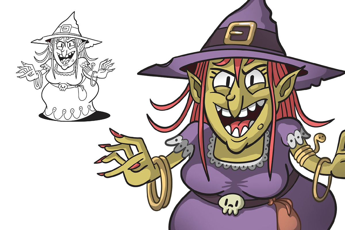 Witch, an Illustration by Cartoon Shop (Photo 4 of 5)