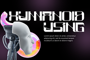 SIMILAR THEORIES - TECHNO FONT, a Sans Serif Font by 177Studio (Thumbnail 6 of 8)